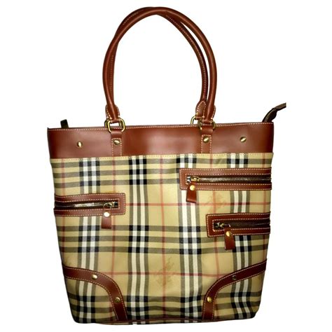 authentic burberry nova check haymarket xl tote|Burberry tote handbags.